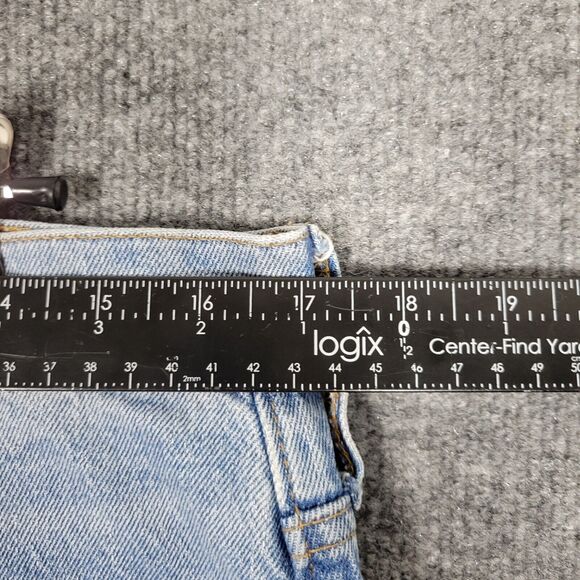 J CREW 9" Billie Demi Boot Crop Medium Wash Distressed Denim Blue Jeans SIZE 30 - Picture 13 of 15